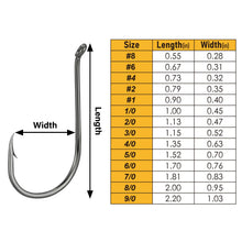 Load image into Gallery viewer, Dr.Fish 100 Pack Octopus Fishing Hook Saltwater &amp; Freshwater Live Bait Offset Catfish Bass Surf Fishing Hooks Texas Drop Shot Rig Carp Bluegill Tuna Red 10/0
