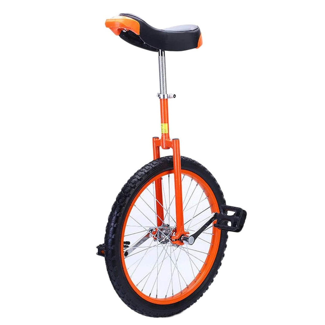 Wheel Unicycles Unicycle Classic, Single Wheel Bike with Anti-Skid Alloy Rim and Pedal Adjustable Height (18