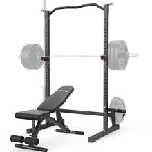 Load image into Gallery viewer, DONOW Olympic Weight Bench with Squat Rack Adjustable Workout Bench with Rack for Bench Press Sthrength Training (Red)
