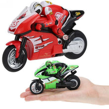 Load image into Gallery viewer, Mini Jump RC Motorcycle for Adult, Simulation Electric Remote Control Motorcycle, High Speed RC Stunt Drift Bike Racing Vehicle Model Gift

