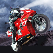 Load image into Gallery viewer, Remote Control Motorcycle, High Speed Self Balancing Single Wheel Stunt RC Motorcycle, 1/6 Scale 360° Rotating
