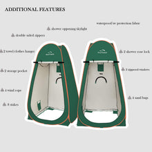 Load image into Gallery viewer, Your Choice Pop-Up Shower Tent, 47.2"Wx82.7"H Changing Tent - Dark Green
