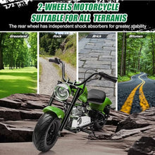 Load image into Gallery viewer, 24V Ride On Off-Road Motorcycle, Kids Electric Dirt Bike with 250W Motor, 3 Speed Up-to 12.4MPH, Green
