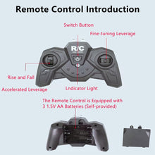 Load image into Gallery viewer, Remote Control Helicopter Toy, 2-Channel, 2.4 GHz, 2 Speeds, Up and Down Flying, Gift for Kids, Red
