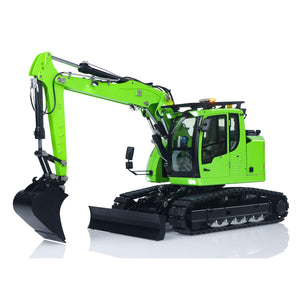 Upgraded 1/14 RC Hydraulic Excavator LR 914 5ways Valve Electric Digger Model RTR Construction Vehicle X14 Radio Battery