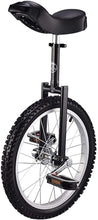 Load image into Gallery viewer, 18inch Balance Cycling Unicycle Adjustable Height Learning Training with Adjustable seat and Non-Slip pedals

