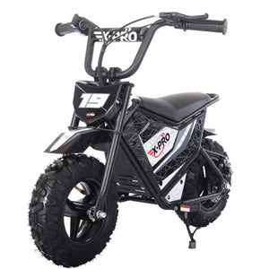 X-PRO XP250E 250W 24V Electric Dirt Bike with Chain Drive! 6.5" Wheels! Rear Disc Brakes! (Black)