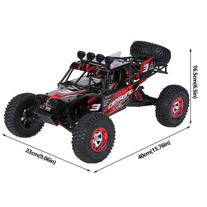 1:12 Scale Remote Control Car, 4WD High Speed 35 Km/h All Terrains Electric Toy Off Road RC Monster Vehicle
