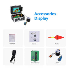 Load image into Gallery viewer, 15M 30M 50M 7in 30LED Waterproof Underwater Fishing Camera System
