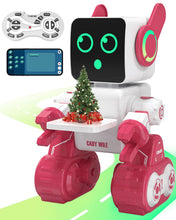 Load image into Gallery viewer, Robot Toys for Kids, Remote &amp; APP Control Robot, Programmable Interactive Toys with Coin Bank, Smart Educational Robot (Pink)
