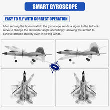 Load image into Gallery viewer, RC Plane 4 Channel Remote Control Airplane - F-22 RC Airplane for Beginners Adult with Xpilot Stabilization System &amp; Aerobatic
