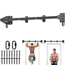 Load image into Gallery viewer, Kipika Heavy Duty Wall Mounted Pull Up Bar (36" Straight Type)
