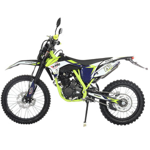 250cc Gas Dirt Bike Pit Bike Adult Bike,Big 21"/18" Wheels, Zongshen Engine! (Green)
