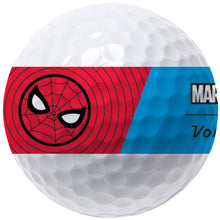 Load image into Gallery viewer, Volvik x Marvel, Vista3 360 - Spider-Man Dozen Golf Balls, White
