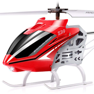RC Helicopter, S39 Aircraft with 3.5 Channel, Bigger Size, Sturdy Alloy Material, Gyro Stabilizer and High & Low Speed -Red