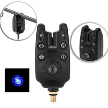 Load image into Gallery viewer, doorslay Adjustable, Volume and Sensitivity for Precise Detection Led Signal, Seamless Integration with Fishing Alarm, Fishing Bite Alarm Kit with Zipper (Blue)
