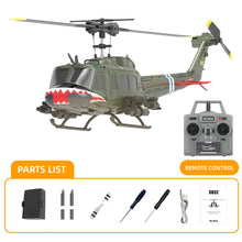 Load image into Gallery viewer, RC ERA C032 UH-1 Huey 6CH RC Helicopter Toy - Flybarless 3D Stunt Drone with 6-Axis Gyro, Altitude Hold &amp; Brushless Motor - RTR Military Aircraft
