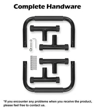 Load image into Gallery viewer, TABEKE Push Up Bar, 14'' High Steel Parallettes &amp; Dip Bar - Black
