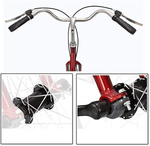 Adult Tricycle - 3 Wheel Bikes for Adults Shopping Tricycle for Adult 3 Wheel Bicycle, Three Wheels Cycling Pedal Trikes with Cart