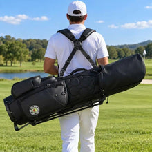 Load image into Gallery viewer, 14 Way Golf Stand Bag for Men&amp; Women,Lightweight Pu Leather Golf Bag with Cooler Pocket, Full Length Divider Golf Club Bag with Magnetic Pocket.
