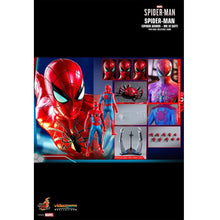 Load image into Gallery viewer, Hot Toys Marvel Spider-Man Game Spider-Man (Spider Armor - MK IV Suit) 1/6 Scale 12&quot; Action Figure
