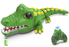 Load image into Gallery viewer, Remote Control Crocodile Toy Car, [2025 NEW] Rechargeable 2.4GHz RC Alligator Robot with Realistic Biting Action, 3-in-1 Prank Game
