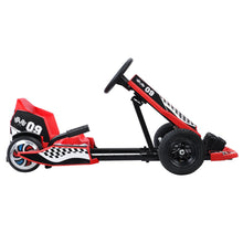 Load image into Gallery viewer, Drift Kart, Adjustable Electric Go Kart with 350W Motor and EVA Tires for Outdoor Fun and Ages 8-12 Red
