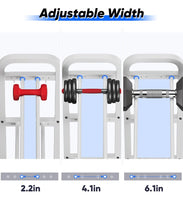 Load image into Gallery viewer, Ansionsol 4-Tier Adjustable Dumbbell Rack- White(Rack Only)
