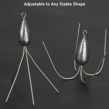 Load image into Gallery viewer, THKFISH 5 Pcs Sputnik Sinker Long Tail Surf Fishing Spider Weight, Heavy-Duty Lead Weights Saltwater Surf Casting Sinkers, Catfishing, and Beach Adventures in Ocean Sea Sand (6OZ-5pcs)
