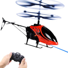 Load image into Gallery viewer, Remote Control Helicopter Toy, 2-Channel, 2.4 GHz, 2 Speeds, Up and Down Flying, Gift for Kids, Red
