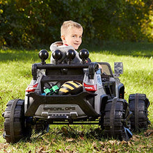Load image into Gallery viewer, Bicycle Company Kids Battery-Powered Ride On Car Special Ops w/ Lights, Sounds &amp; MP3 Player, 12V - 17138 , Grey, Large
