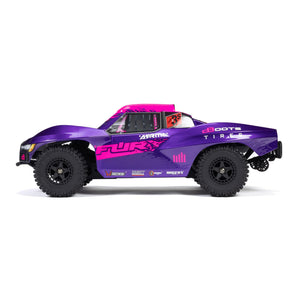 RC Truck 1/10 Fury 2wd 223S BLX Brushless Short Course Truck RTR (Battery and Charger Not Included) with DSC, Purple