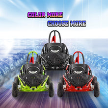 Load image into Gallery viewer, Electric Go Kart, 48V Powered Ride On Car, Seat Belt, 13 inch All-Terrain Tires, Parental Speed Control, Max 20 Mph (Green)
