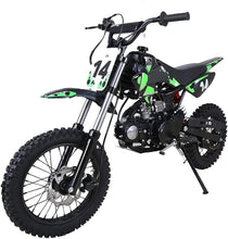 Load image into Gallery viewer, 110cc Dirt Bike Pit Bike Kids Dirt TAO Motors DB14 Gas Dirt Bike for Kids Children (Blue)
