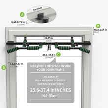 Load image into Gallery viewer, KAKICLAY New Upgrade Pull Up Bar for Doorway with Ergonomic Grip
