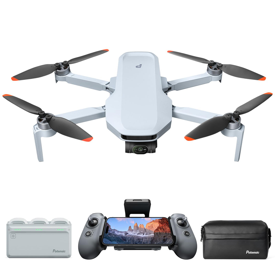 Drone with Camera for Adults 4K Video, 8K Photo, Under 249g, 3-Axis Gimbal, 10KM Transmission, AI Track, Vertical Shooting, AI Night Shot