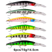 Load image into Gallery viewer, BAIKALBASS Bass Fishing Lures Kit Set Topwater Hard Baits Minnow Crankbait Pencil VIB Swimbait for Bass Pike Fit Saltwater and Freshwater (011-59pcs)
