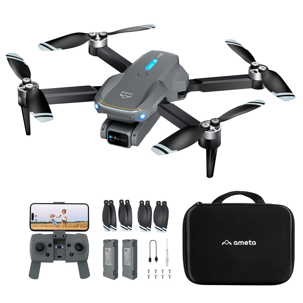 Drones with Camera for Adults 4k UHD, S20 Lite Brushless Motor FPV Foldable RC Drones for Adults Kids Beginners with 36 Mins Long Flight