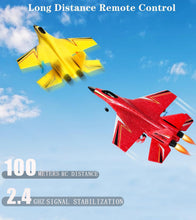 Load image into Gallery viewer, Channels Foam RC Planes Jet Wireless Toy, Hobby RC Aircraft Glider for Beginners Teen Adult Red

