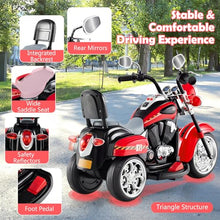 Load image into Gallery viewer, Costzon Kids Motorcycle, 6V Battery Powered Ride on Chopper Motorcycle w/Horn, Headlight
