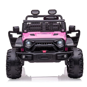 24V Kids Ride on 2 Seaters Electric Car with Remote Control, 2*120W Motors Battery Powered 20" Extra Large Seats+15.5" XL (Pink)