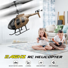 Load image into Gallery viewer, Remote Control Helicopter for Kids, Camouflage RC Helicopter, 2.4GHz Radio Controlled Helicopter with Gyro 3 Channel Indoor Toy
