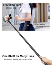 Load image into Gallery viewer, Kolasels Golf Monopod Selfie Stick with Magnetic Phone Holder Mount - 57" Metal Pole Golf Phone Holder for Record Swing, Putting, Golf Training Aid, Tripod for iPhone 16 15 Compatible with Magsafe
