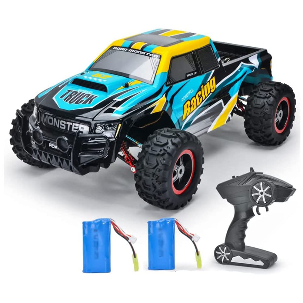 RC Cars Remote Control Car for Boys 2.4 GHZ High Speed Racing Car, 1:8 RC Trucks 4x4 Offroad with 2 Batteries