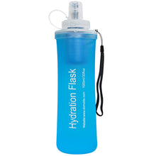 Load image into Gallery viewer, GUYI 1.0L Collapsible Water Filter Bottle, Removes Impurities, BPA Free, Ultralight for Hiking, Camping, Cycling &amp; Travel-Blue
