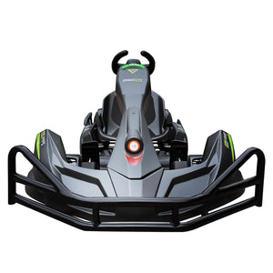 Electric Go Kart, PRO Go Karts for Adults Build in 1500W*2 AC Brushless Motor with 54V8A Removable Lithium Battery and Handbrake