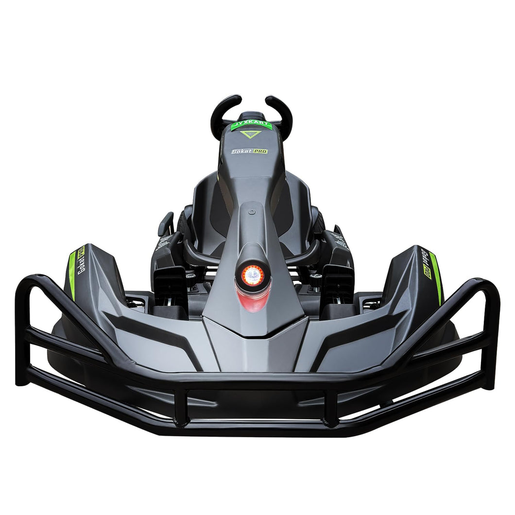 Electric Go Kart, PRO Go Karts for Adults Build in 1500W*2 AC Brushless Motor with 54V8A Removable Lithium Battery and Handbrake