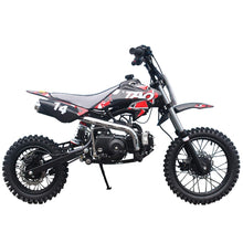 Load image into Gallery viewer, 110cc Dirt Bike Pit Kids Pitbike 110 with Gloves, Goggle and Handgrip (Black)
