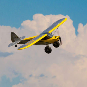 RC Airplane Carbon Cub S 2 1.3m BNF Basic (Transmitter, Battery and Charger not Included) with Safe, HBZ32500, Yellow