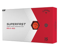 Load image into Gallery viewer, Callaway Golf Superfast Bold Golf Balls, Red
